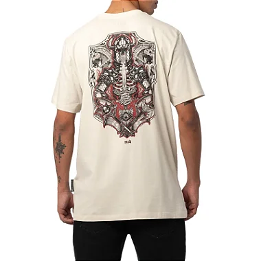 Tshirt MCD Regular Cavaleiro Guerra Espada - Bege