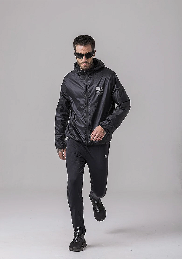 Jaqueta Rock&Soda Windbreaker RSX09 - Preto
