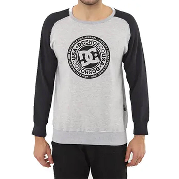 Moletom DC Careca Circle Raglan