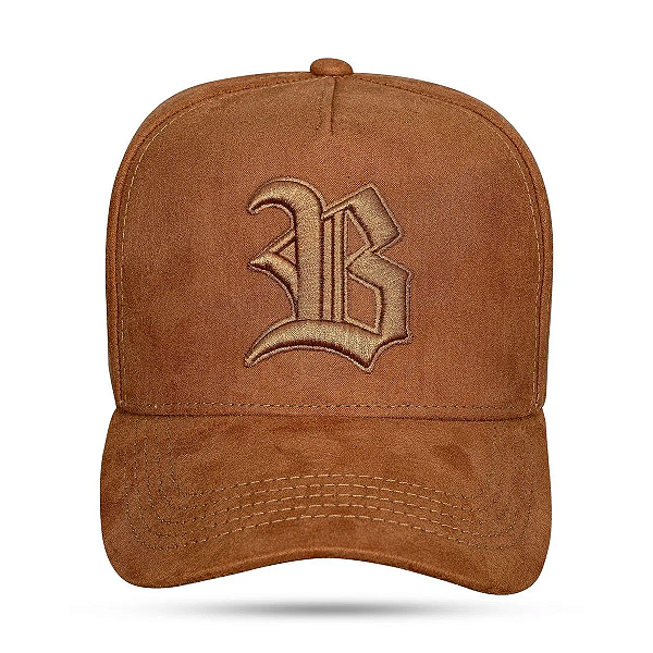 Boné BLCK Snapback New Wings Suede - Marrom