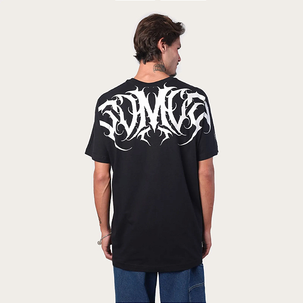 Tshirt MCD Especial Caligraffiti Vertebral - Preto