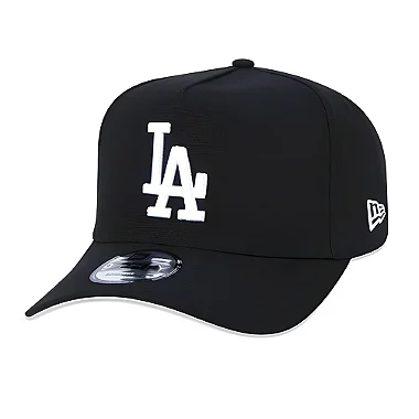 Boné 9FORTY A-Frame Snapback MLB Los Angeles Dodgers Aba Curva - Preto