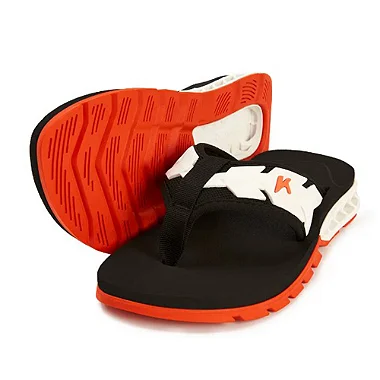 Chinelo Kenner Rakka Ultra Force - Preto/Laranja/Branco