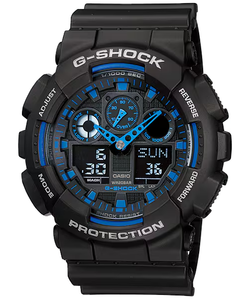 Relógio Casio G-Shock GA-100-1A2DR - Azul