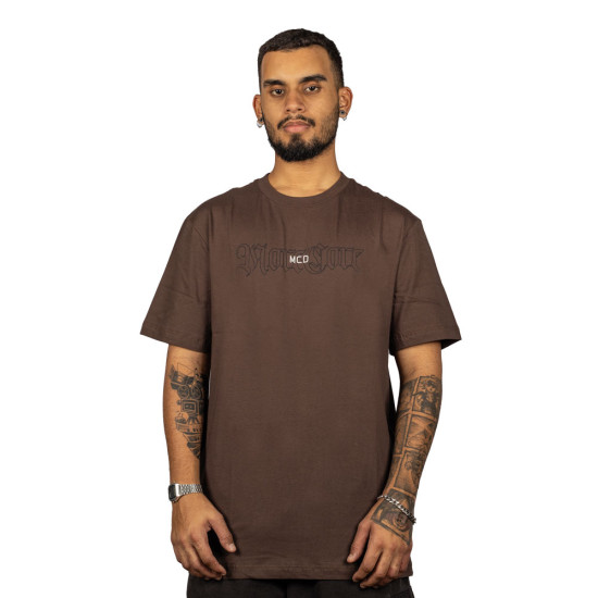 Tshirt MCD Regular Sobreposto - Marrom