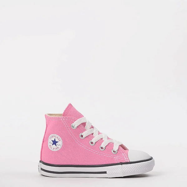 Tênis Converse CK00030006 Chuck Taylor All Star Hi Kids - Rosa