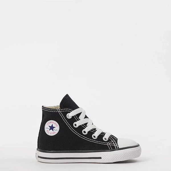 Tênis Converse CK00030002 Chuck Taylor All Star Hi Kids - Preto