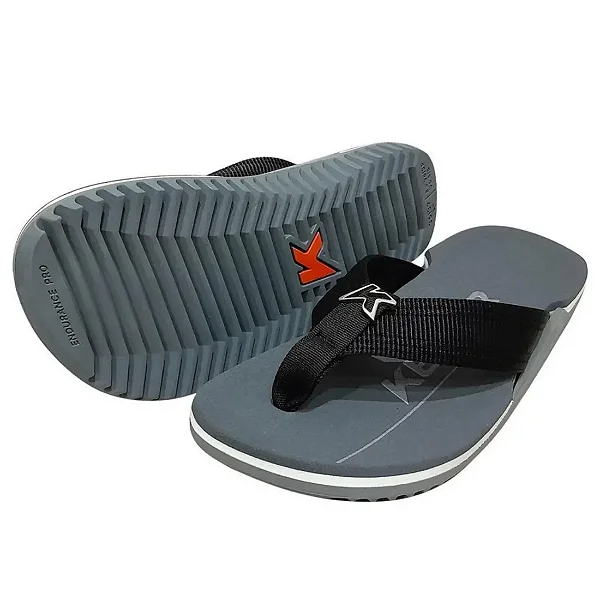 Chinelo Kenner Nk6 Pro - Cinza Preto