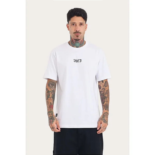 Tshirt MCD Especial Manga Japonesa Caligraffiti - Branco