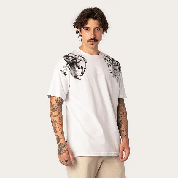 Tshirt MCD Especial Manga Japonesa Godness - Branco