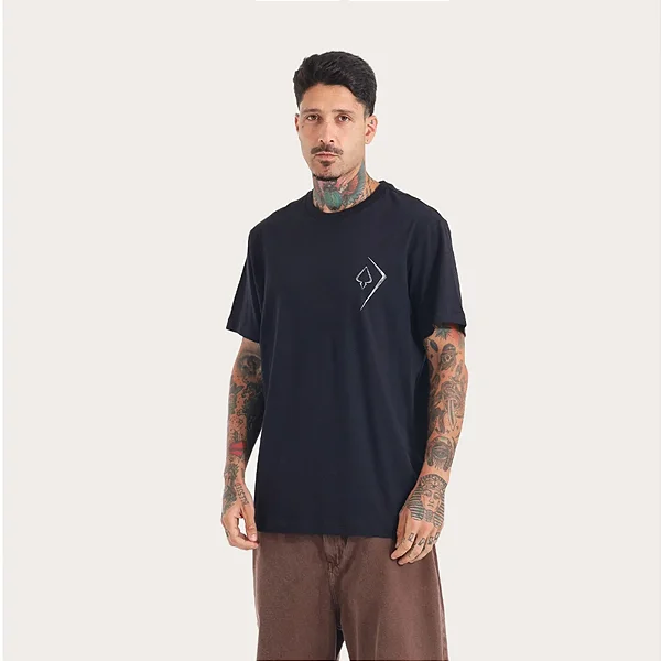 Tshirt MCD Regular Pipa Cromada - Preto