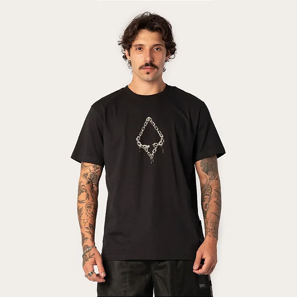 Tshirt MCD Regular Espada Corrente - Preto