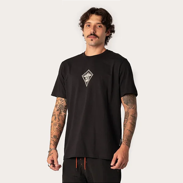 Tshirt MCD Regular Linha Do Tempo - Preto