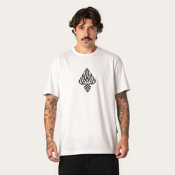 Tshirt MCD Regular Espada Caligrafiti - Branco