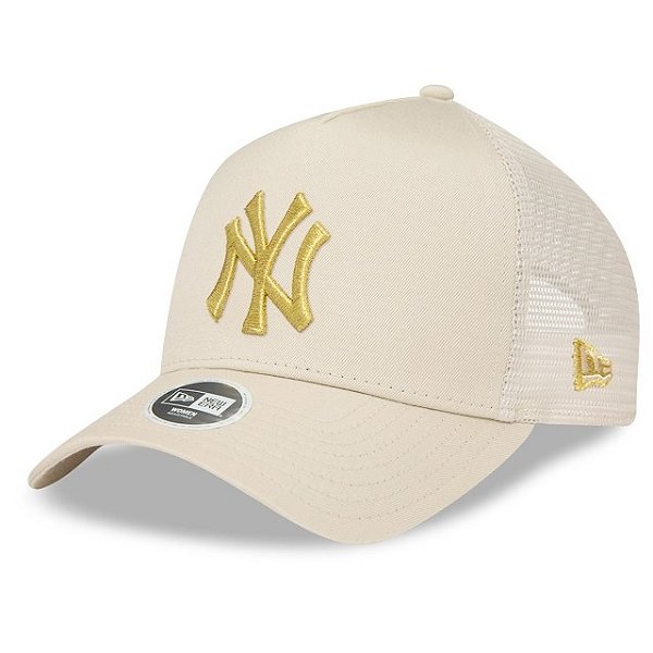 Boné 9FORTY A-FRAME TRUCKER SN New York Yankees MLB - Bege