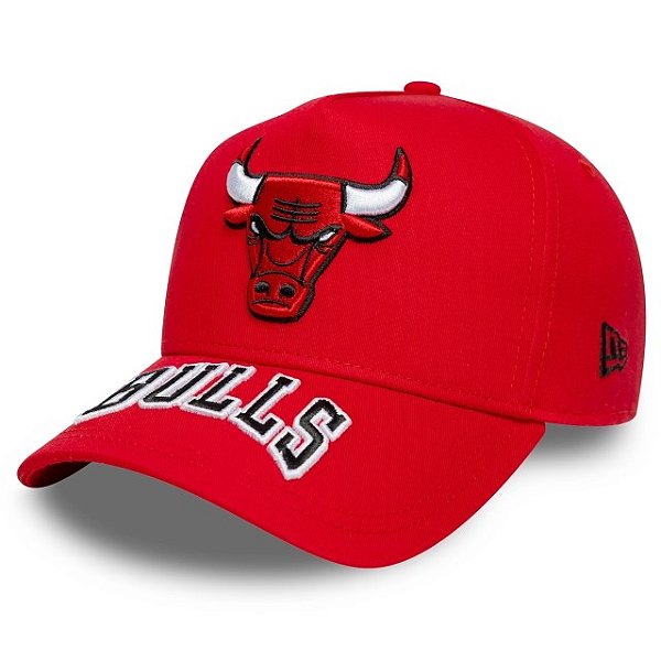 Boné 9FORTY A-FRAME SNAPBACK Chicago Bulls NBA - Vermelho