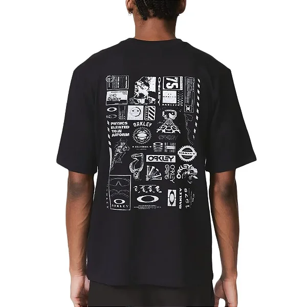 Tshirt Masculina Oakley Especial 50 Anos - Blackout