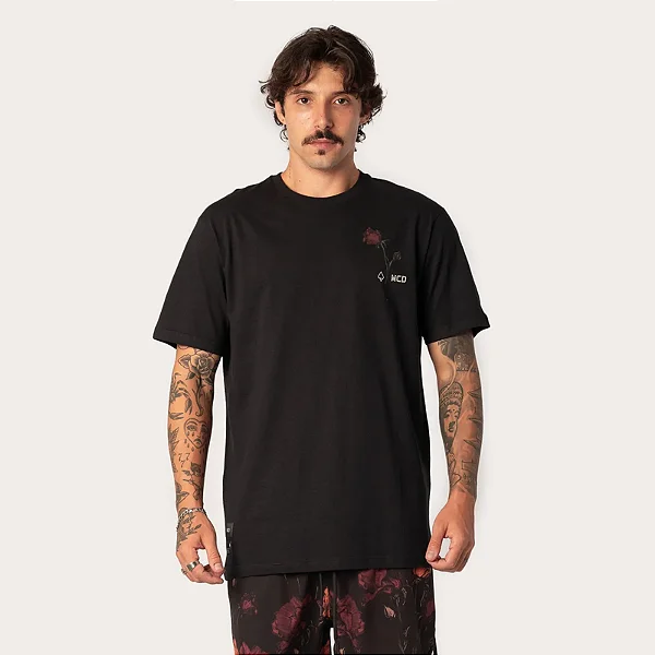 Tshirt MCD Especial Dead Flowers - Preto