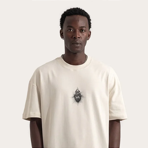 Tshirt MCD Sagrado Coração Boxfit - Bege