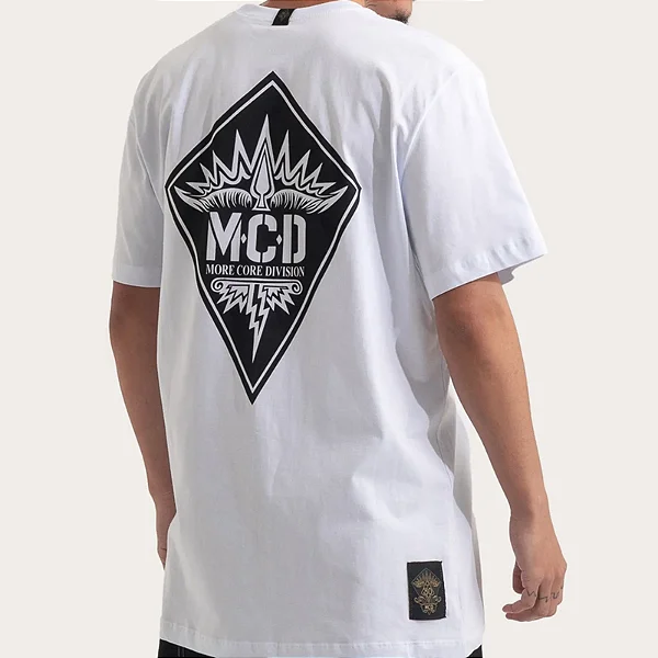 Tshirt MCD Logo Antigo Regular - Branco