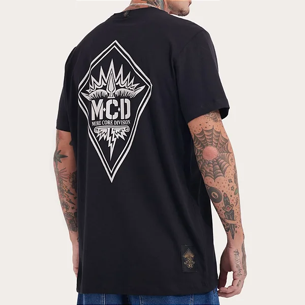 Tshirt MCD Logo Antigo Regular - Preto