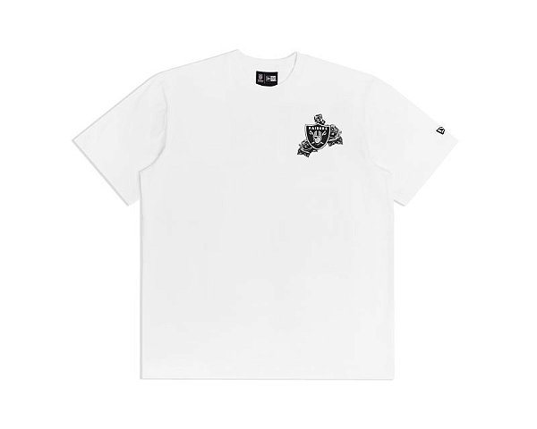 Tshirt New Era Regular Las Vegas Raiders NFL - Branco