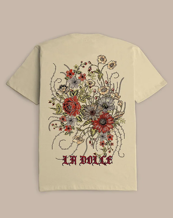 Tshirt Blunt Giardino Oversized - Bege