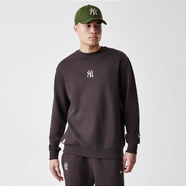 Moletom New Era Fleece Tops New York Yankees MLB - Marrom