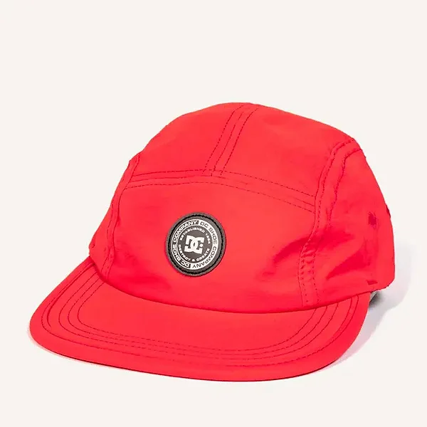 Bone DC Shoes 5 Panel Five Corpo - Vermelho