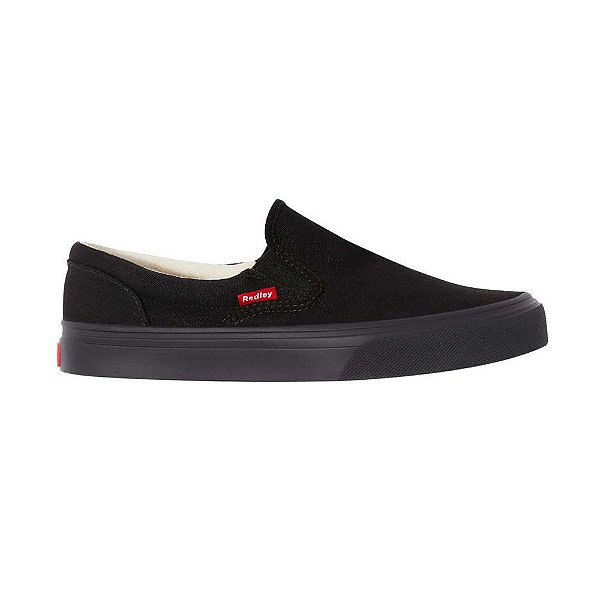 Tênis Redley Originals - Slip On Monocromo - Preto