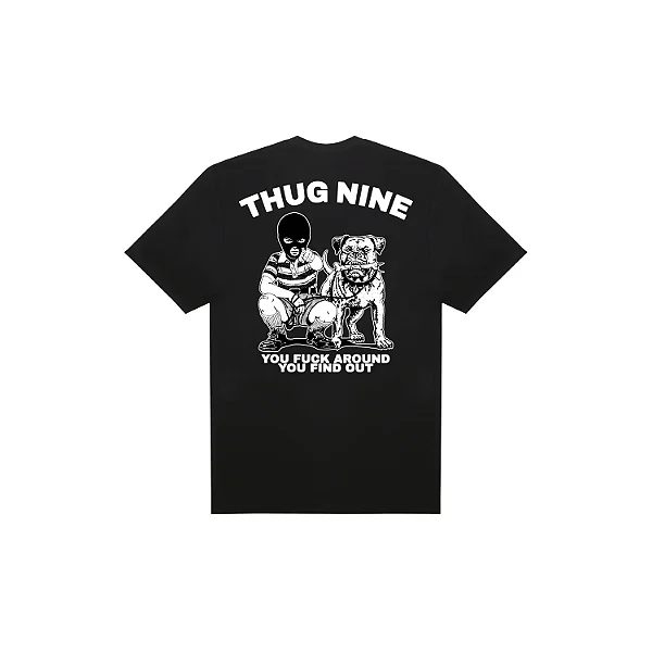 Tshirt Thug Nine Kid - Preto