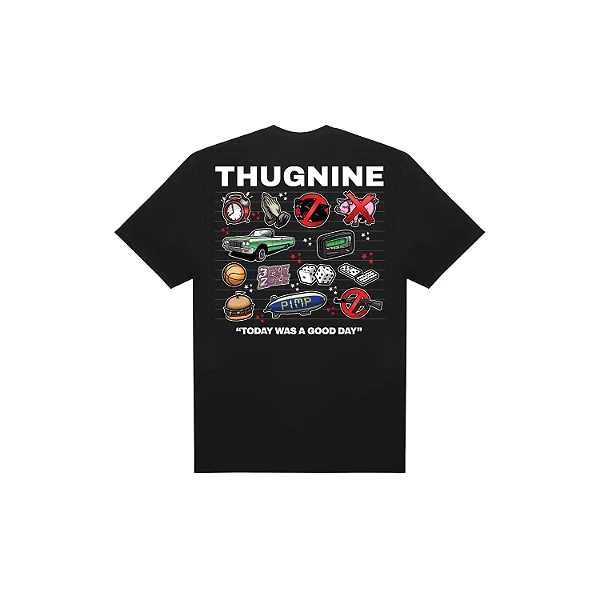 Tshirt Thug Nine Good Day - Preto