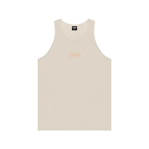 Regata Thug Nine Logo Elipse - Branco