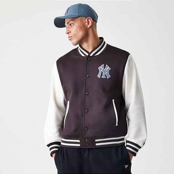 Jaqueta New Era Bomber New York Yankees MLB - Marrom
