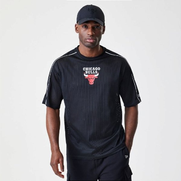 Tshirt New Era Regular Chicago Bulls NBA - Preto
