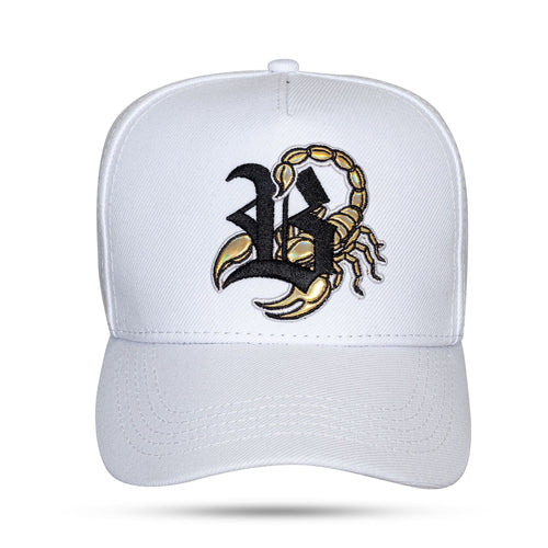Boné BLCK Snapback Scorpion - Branco