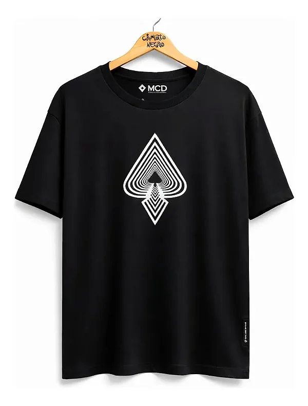 Tshirt MCD Oversized M/c Espada - Preto