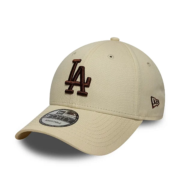 Bone New Era 940 Aba Curva Los Angeles Dodgers - Bege