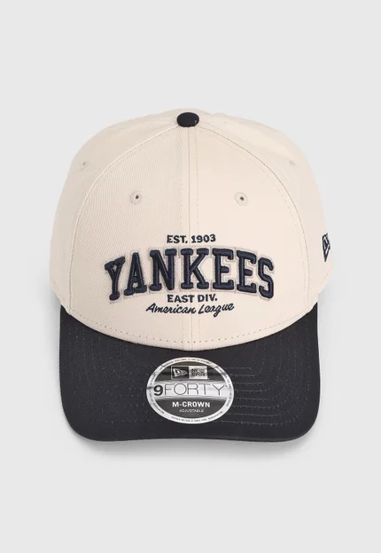 Boné New Era 940AF Q126 World Series New York Yankees - Bege