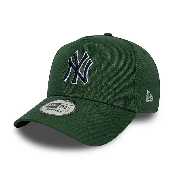 Boné New Era New York Yankees MLB Outline Script 9FORTY E-Frame - Verde