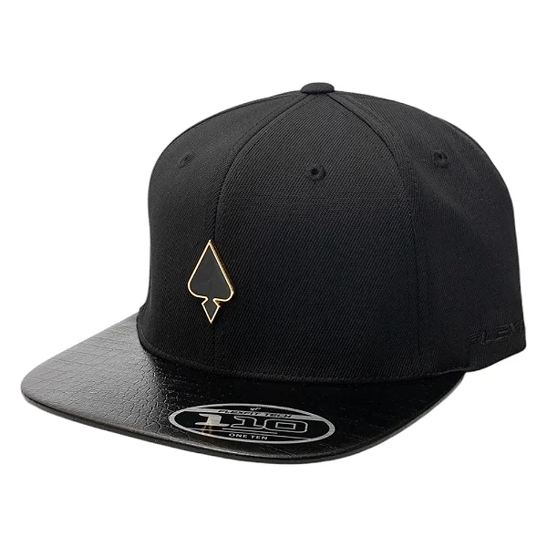 Boné MCD Golden Era Fitão Aba Reta Flexfit Preto