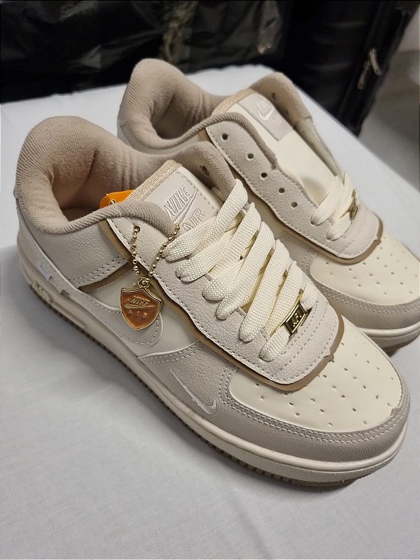 Tênis Air Force One Bege/Amendoa