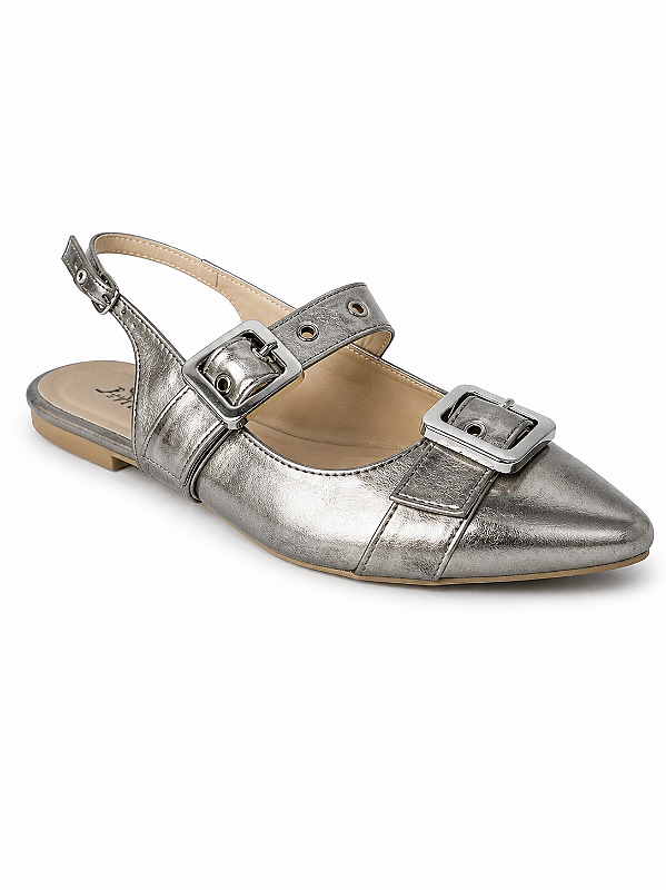 SLINGBACK LONDON PRATA VELHO