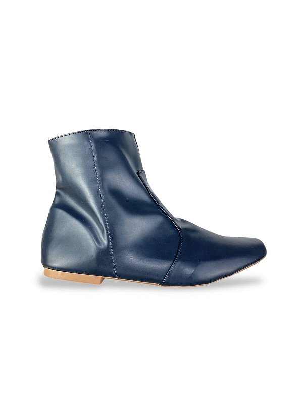 BOTA CANO CURTO PRETO BICO QUADRADO  TAMANHO GRANDE