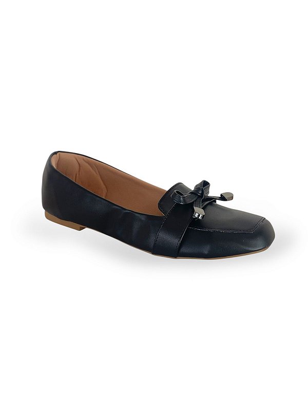 MOCASSIM CAROL PRETO TAMANHO GRANDE