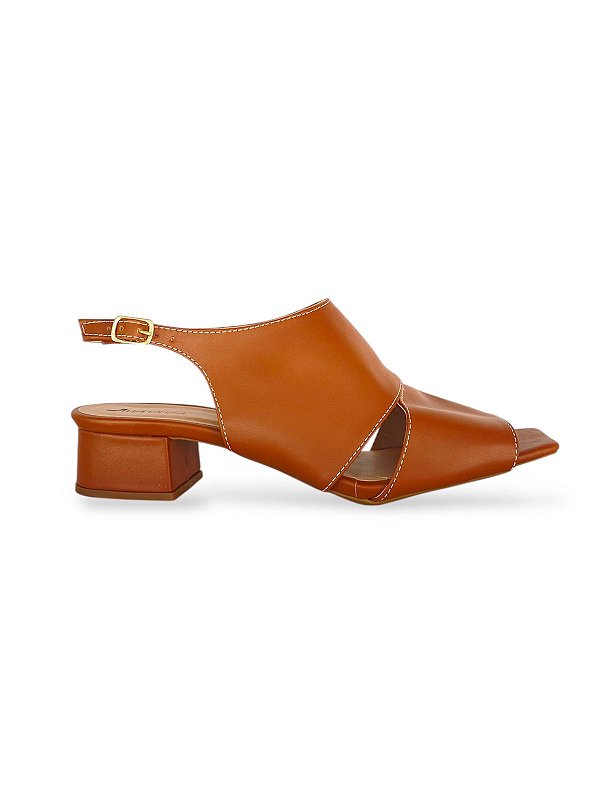 ANKLE BOOT CARAMELO 3CM  TAMANHO GRANDE