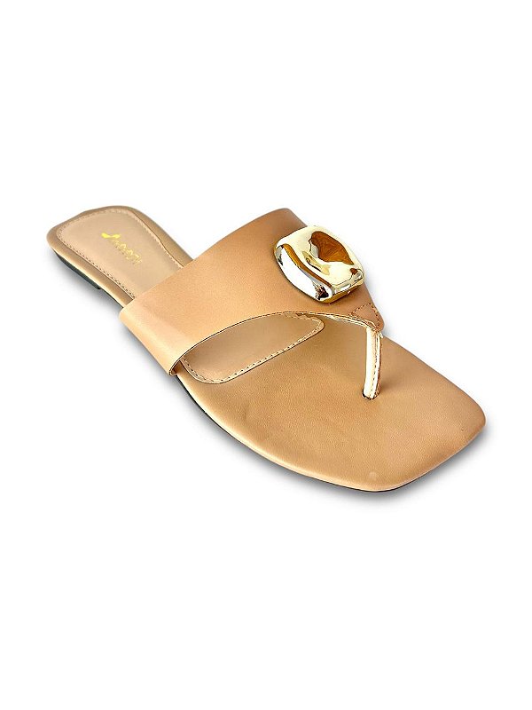 SANDÁLIA DEDO VEM VERÃO NUDE