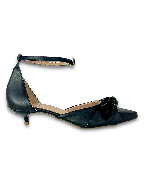 CHANEL PRETO SALTO FINO 3CM