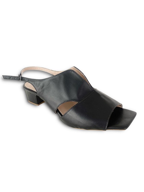 SANDÁLIA DAY PRETA (SALTO 3CM)