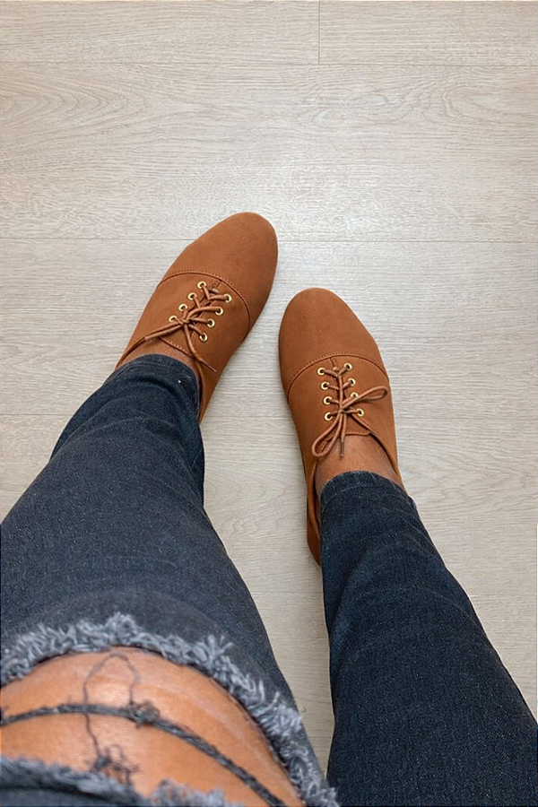 OXFORD CLÁSSICO CARAMELO TAMANHO GRANDE